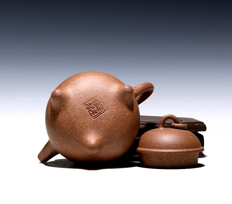 

Chang tao recommended yixing teapot pure handmade ceramic tea-pot colorful old mud three-legged 170 cc