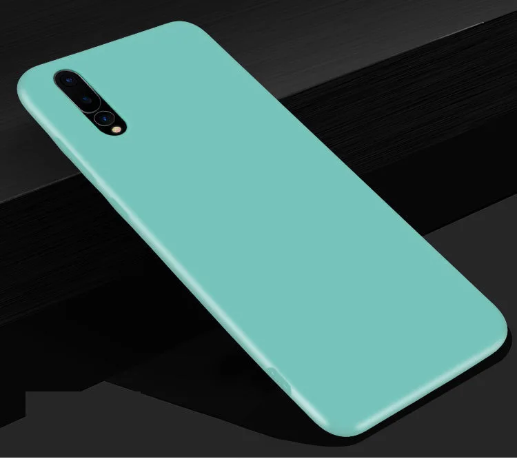Мягкий матовый чехол из ТПУ для Huawei P20 lite Pro P30 P40 защитный силиконовый | Мобильные