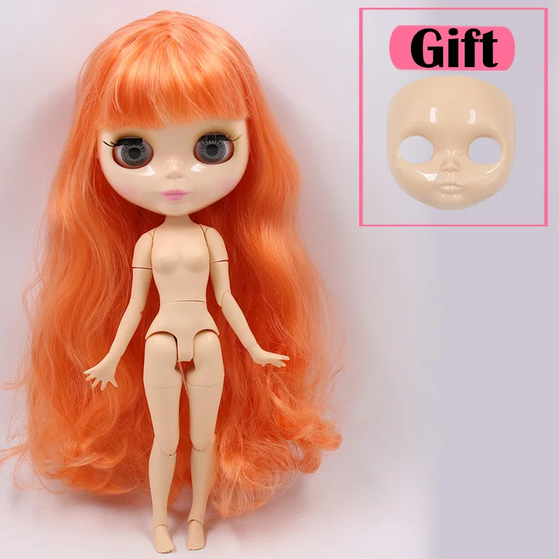 doll face ICY Blyth Кукла № 2 глянцевое лицо натуральная кожа суставное тело 1/6 BJD Специальная цена 1/4 BJD, Pullip, Jerryberry, Licca игрушка подарок - Цвет: doll face
