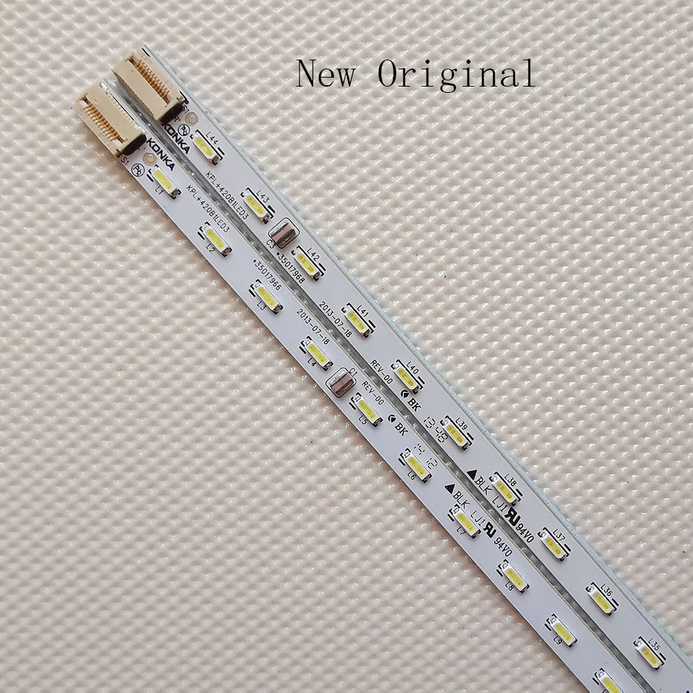 2 шт. новые и оригинальные светодиодные ленты для подсветки Konka 35017966 35017968 KPL + 420B1