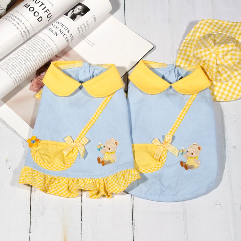 Одежда для пары собак шляпа летняя одежда домашних животных жилет мальчиков и