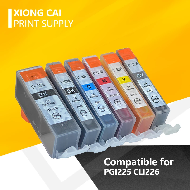 PGI-225 CLI-226 PGI225 совместимый чернильный картридж для принтера Canon принтерам PIXMA MG6120
