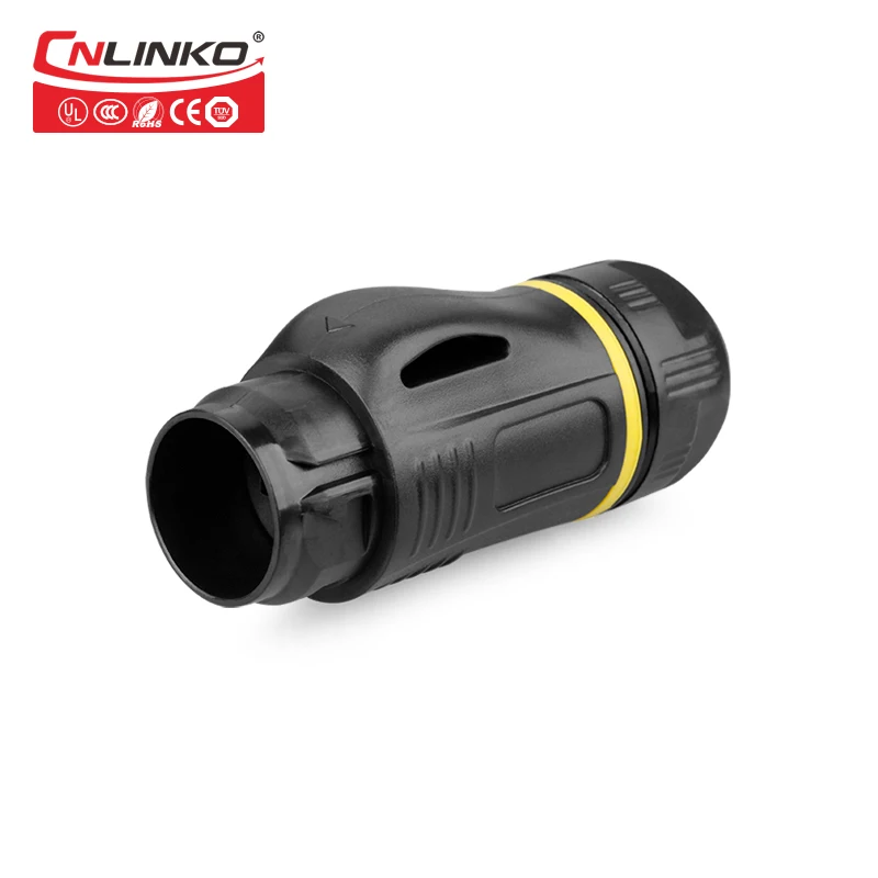 8 контактный Электрический BD24 RJ45 Cat5e IP67 Водонепроницаемый Кабельный разъем