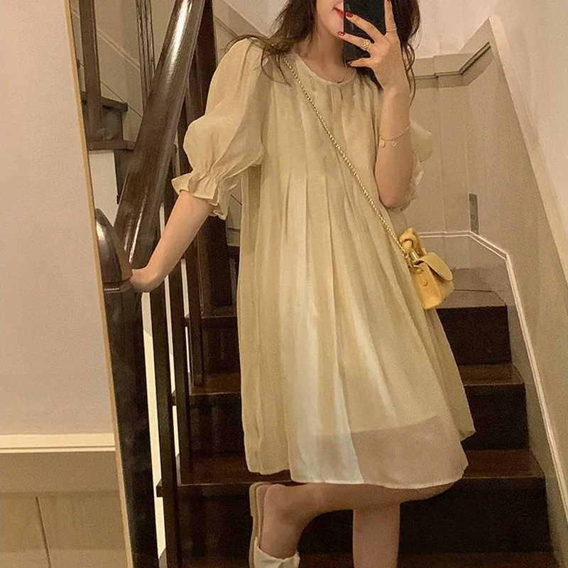 

Elegant Vintage Princess Dress Women Summer French Fairy Y2k Party Birthday Dress for Women 2021 Casual Sweet Victorian Dress