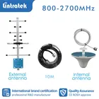 Lintratek GSM 900 МГц 1800 2100 2600 700 800 усилитель аксессуары усилитель сигнала 2G 3G 4G антенна yagi + celling + кабель 10m s4