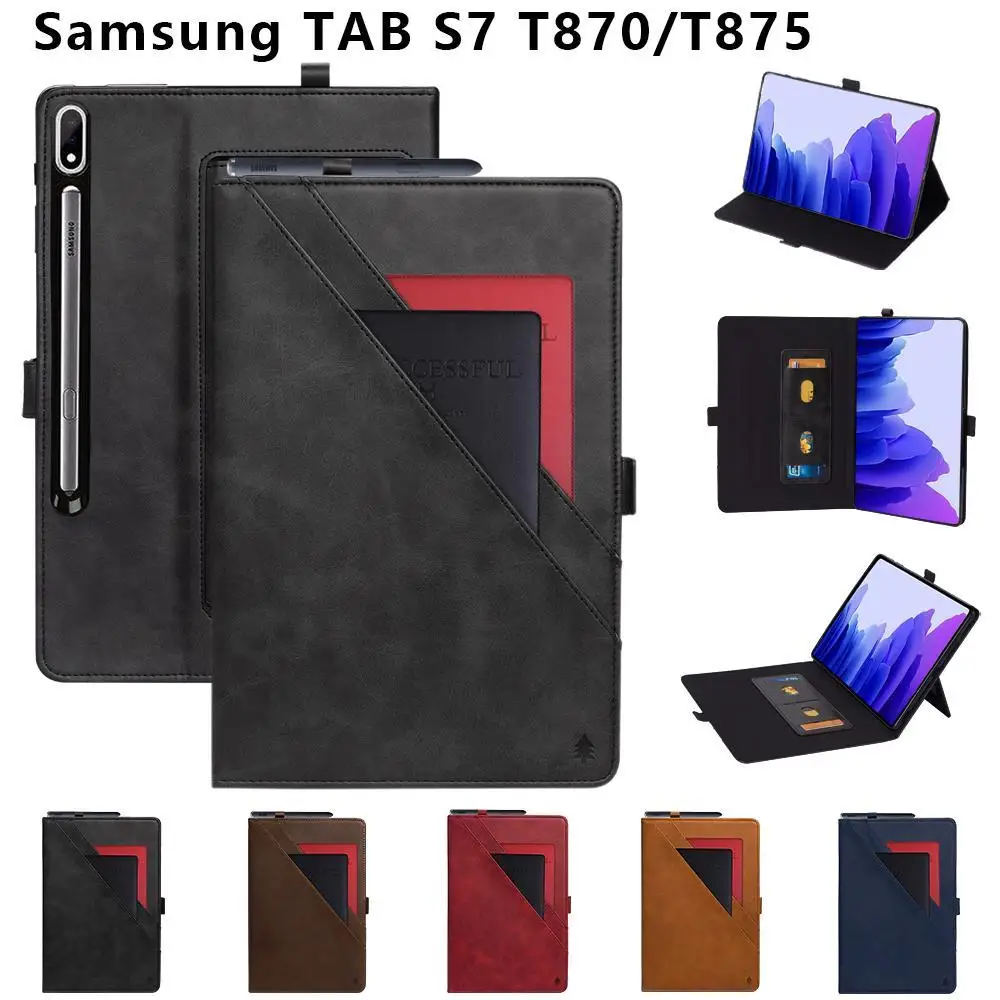 

Case For Samsung Galaxy Tab S7 SM-T870 T875 11 2020 Stand Cover For Galaxy Tab S7 Plus T970 T975 12.4 Tablet Shell