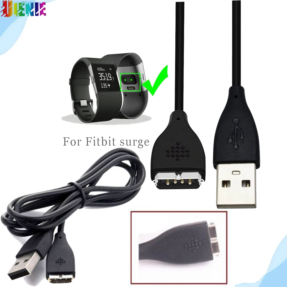 

1M USB Fast Charging Cable Base cargador de smartwatch For Fitbit Surge caricatore smartwatch Cradle Dock Charger Dropshipping