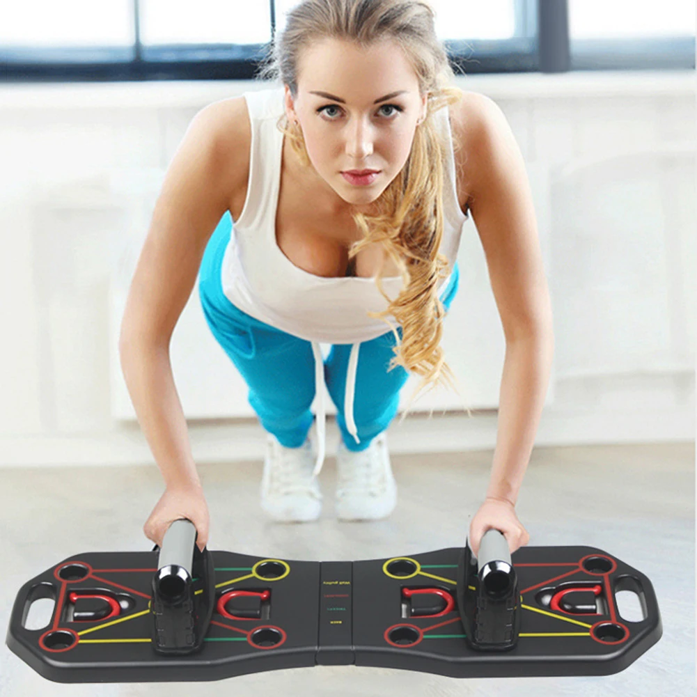 

Fitness Exercise Push Up Board Stand Body Building Triceps Chest Muscle Trainer Trainers Force Core Training Tool