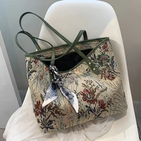 large capacity shoulder bags tote 2021 landscape luxury brand summer trends womens top handle handbag purses