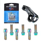 Винты с титановым покрытием для руля велосипеда, M5 * 18 мм M6 * 18 мм, KRSCT, 6 шт.