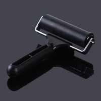 black professional brayer ink painting printmaking roller art stamping tool refined tough rubber roller painting tools