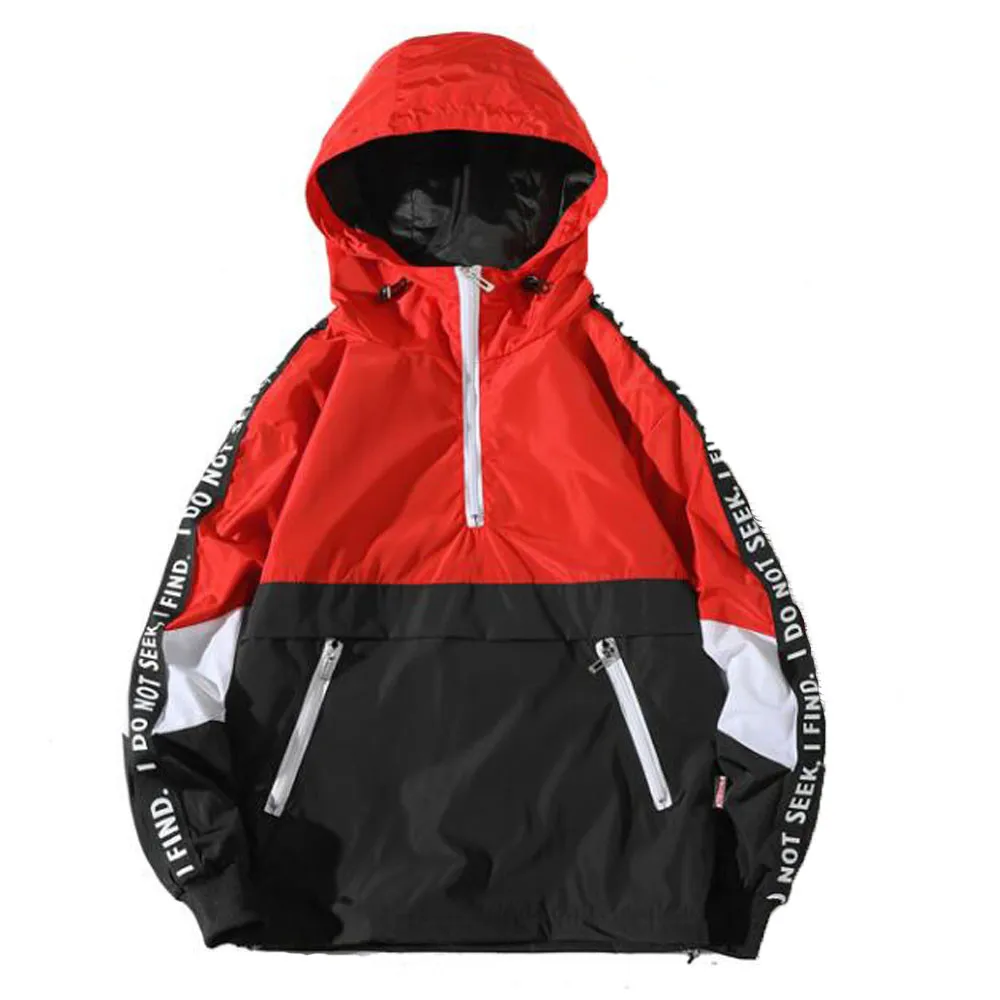 Мужские куртки осенне-зимние стильные свободные хлопковые пальто с капюшоном