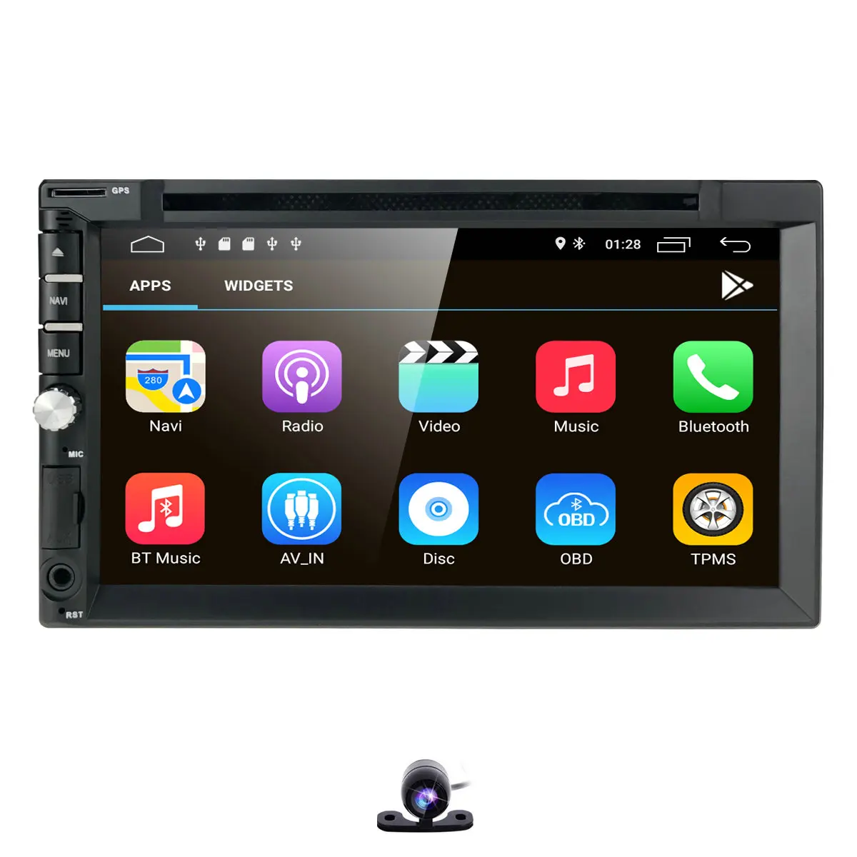 

DSP 4G Car Radio 2 Din Android 10 DVD GPS Autoradio RAM 2GB Multimedia Player TPMS WIFI SWC