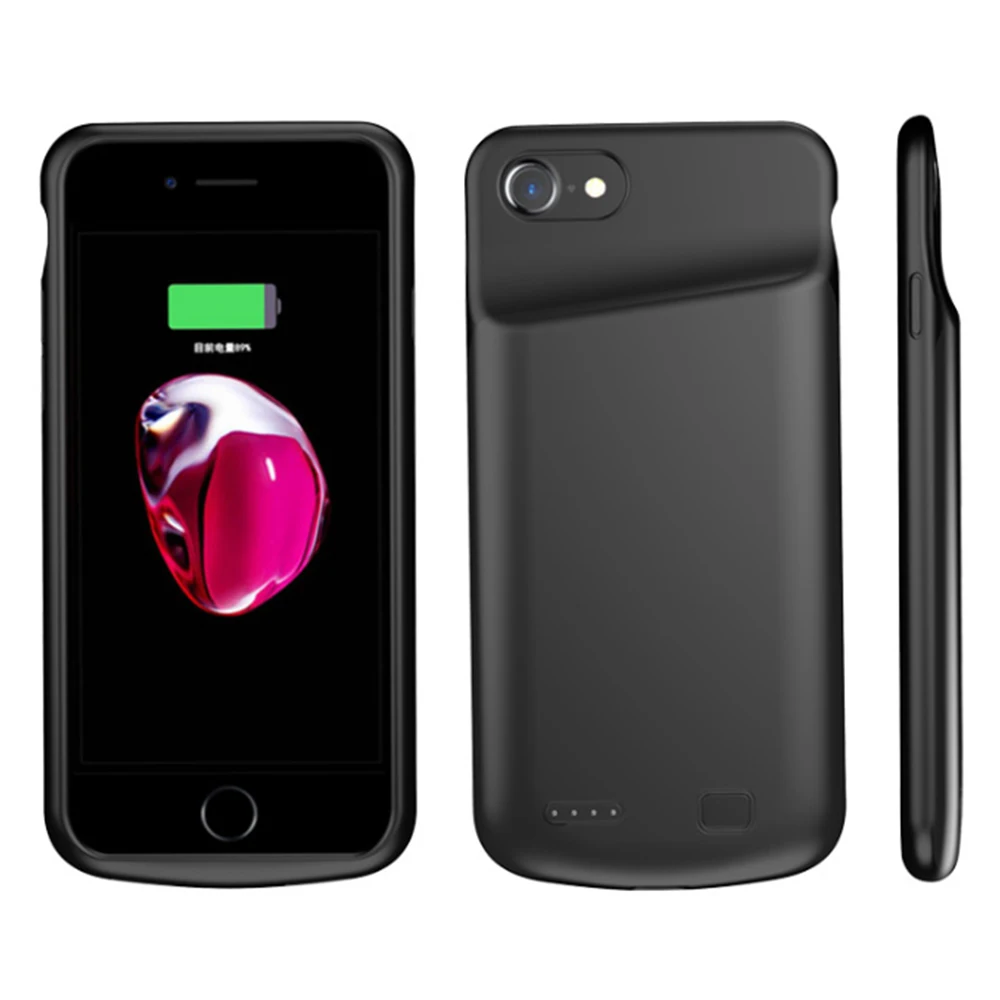 Чехол с аккумулятором для iphone 6 6S 7 8 Plus умный чехол зарядным устройством на