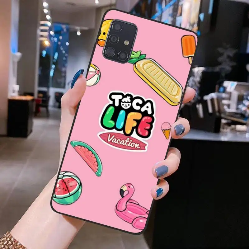Чехол для телефона Toca с принтом Бока тока Life World game Samsung Galaxy S20 FE plus Ultra S6 S7 edge S8 S9 S10 5G