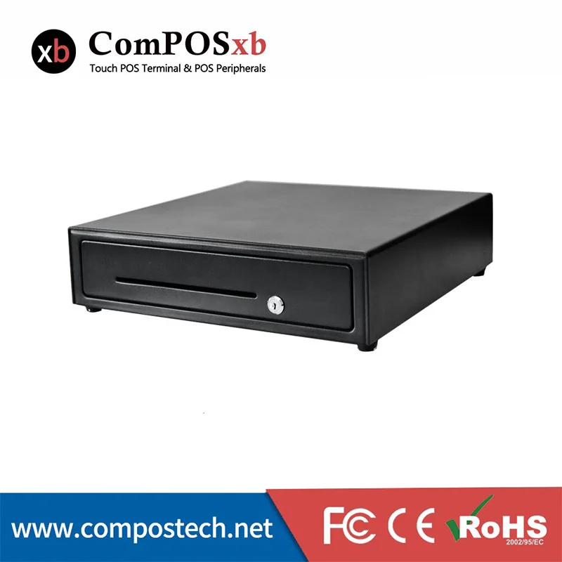 Высококачественный ящик для наличных 5 купюр 8 монет кассовый черный