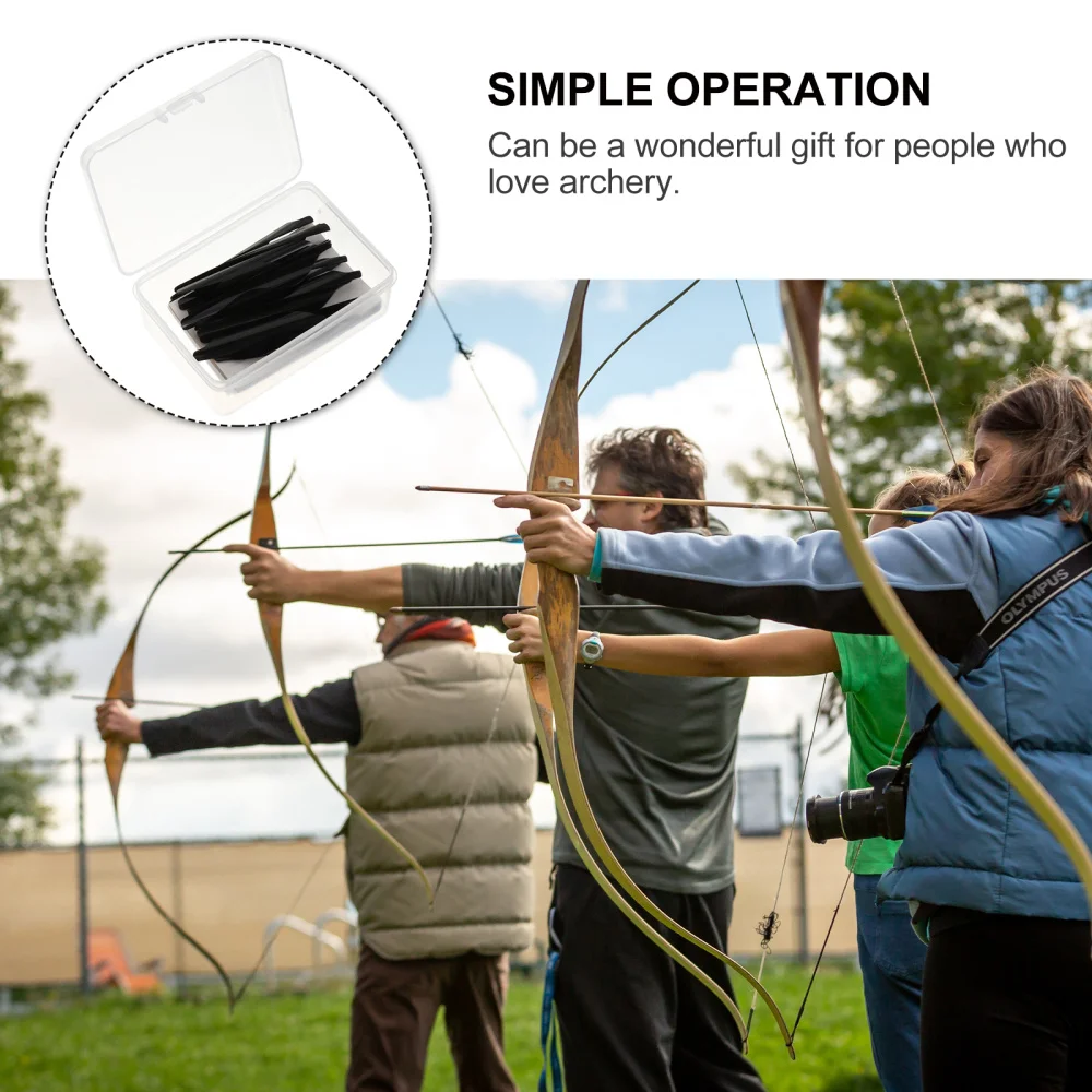 

1 Box/50pcs Recurve Archery Feathers Arrow Fletching Feather for Archery