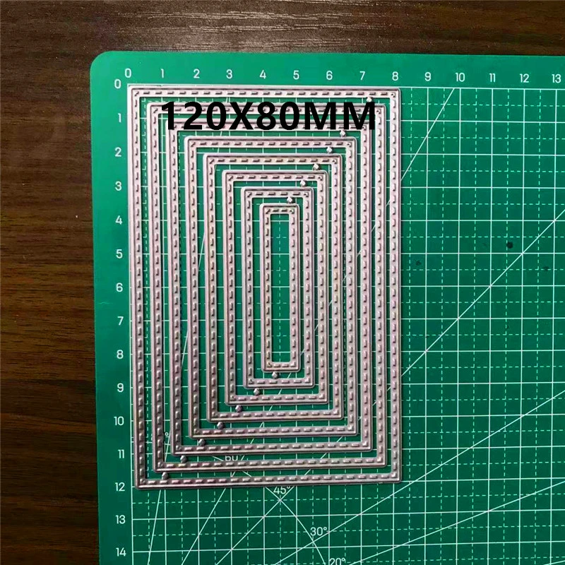 

Square Metal Cutting Dies Stencils Scrapbooking Embossing DIY Crafts Paper Cards Album Decor Dies Scrapbooking New Arrival 2021