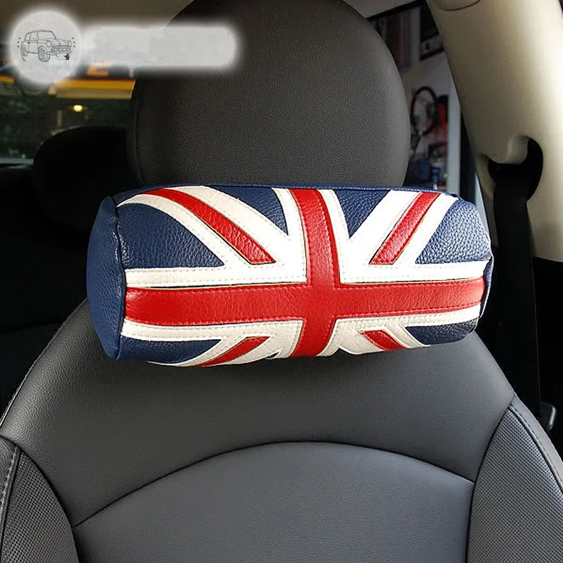 Подголовник для автомобиля Кожаная подушка отдыха на шее мини меди один JCW S F55 F56