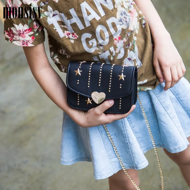 Monsisy Кошелек для монет кошелек из искусственной кожи Сумка через плечо девочек