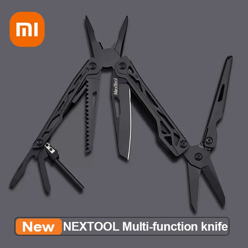 

XIAOMI NexTool 10 In1 Knife Multifunctional Tools Portable Blade Folding Pliers Pocket Scissors Bottle Opener нож бабочка navaja