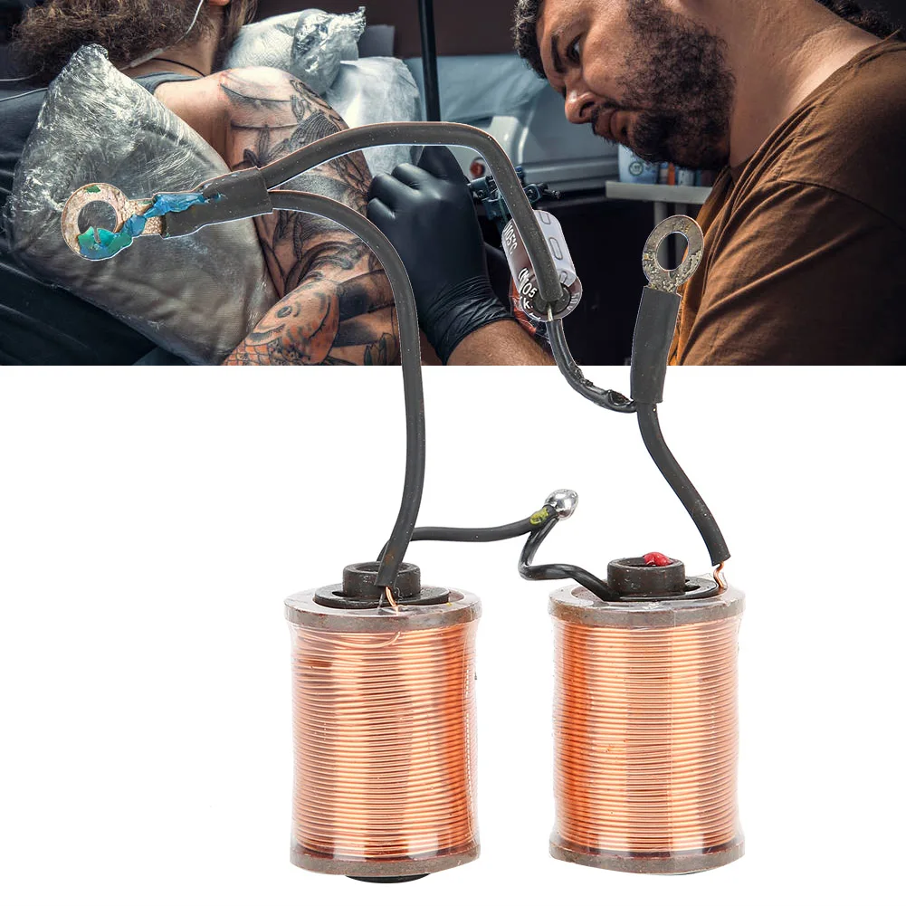 Микроблейдинговая ручка 10 оберток медные катушки для тату профессиональные