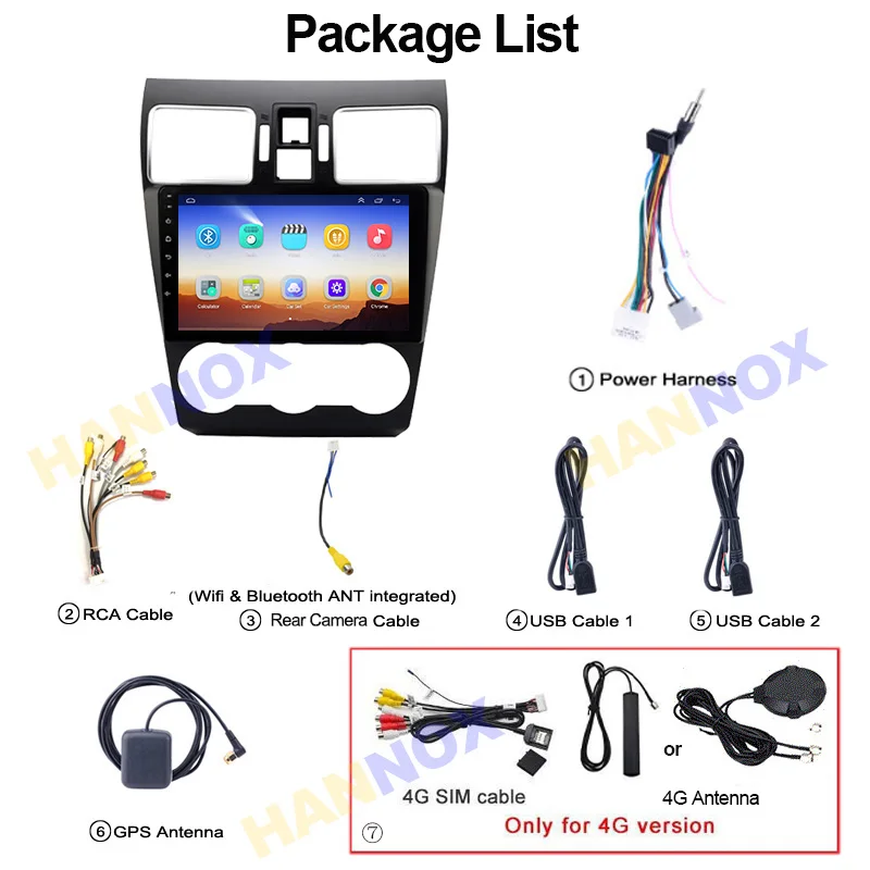 Автомобильный мультимедийный плеер 9 дюймов 2.5D QLED Android 11 радио GPS для Subaru WRX Forester