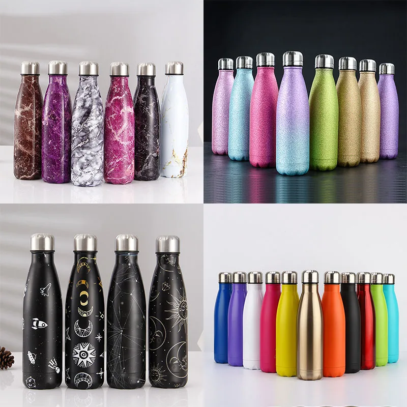 Вакуумная колба Cola нового дизайна 500 мл экологичный термос из нержавеющей стали