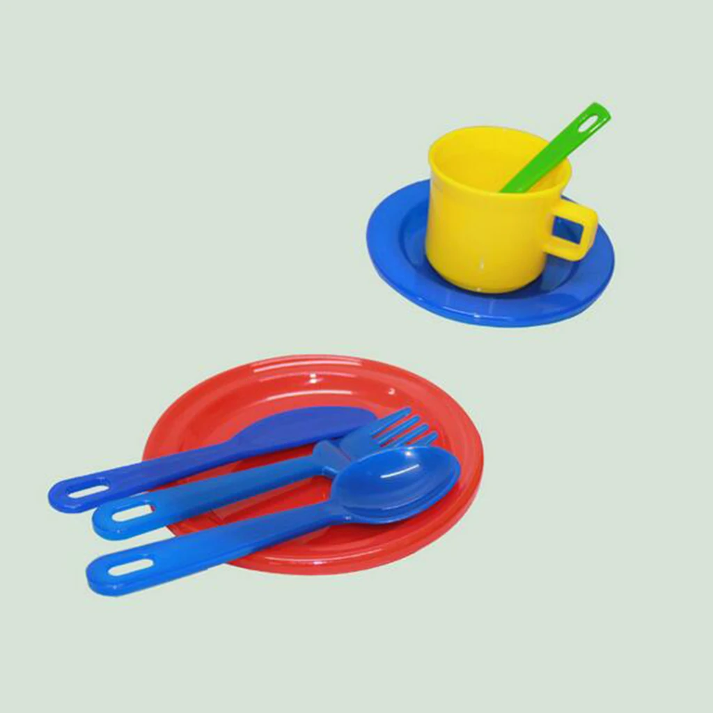 

34Pcs Pretend Tableware Tea Set Kids Children Preschool Toy House Kits