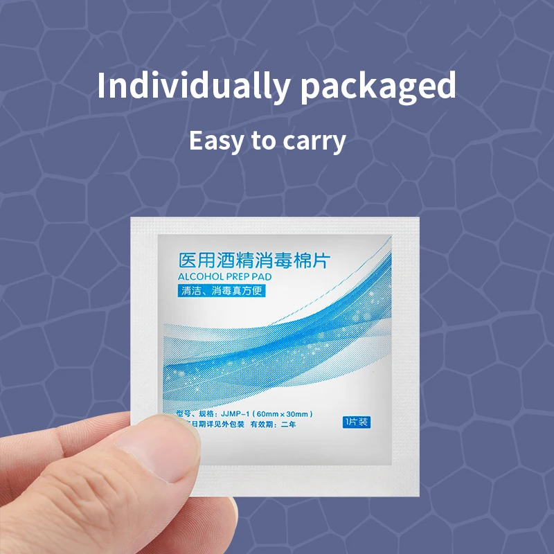 Одноразовые медицинские 75% с алкоголем тампон ватным тампоном для дезинфекции