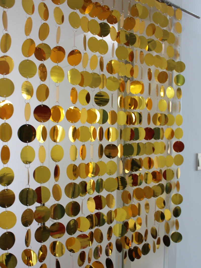 Декоративные занавески для дверей DIY из ПВХ пластиковые украшения с блестками