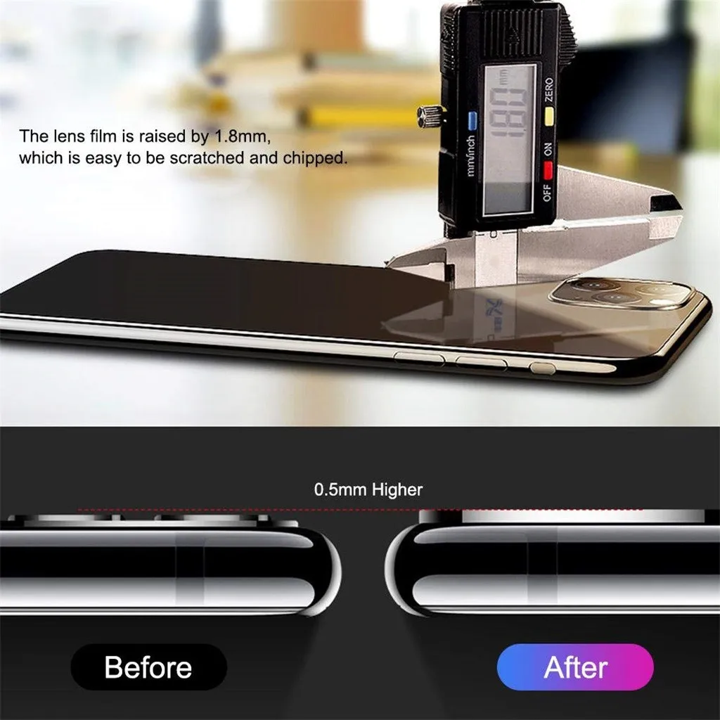 Ouhaobin Защита объектива камеры для iPhone 11Pro Max металлическая пленка экрана из