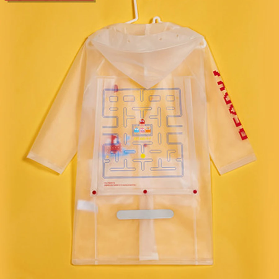 Прозрачный водонепроницаемый дождевик пончо для пеших прогулок детей