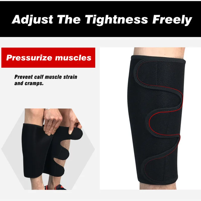 Регулируемые Компрессионные рукава для поддержки голени защитные гетры фитнеса
