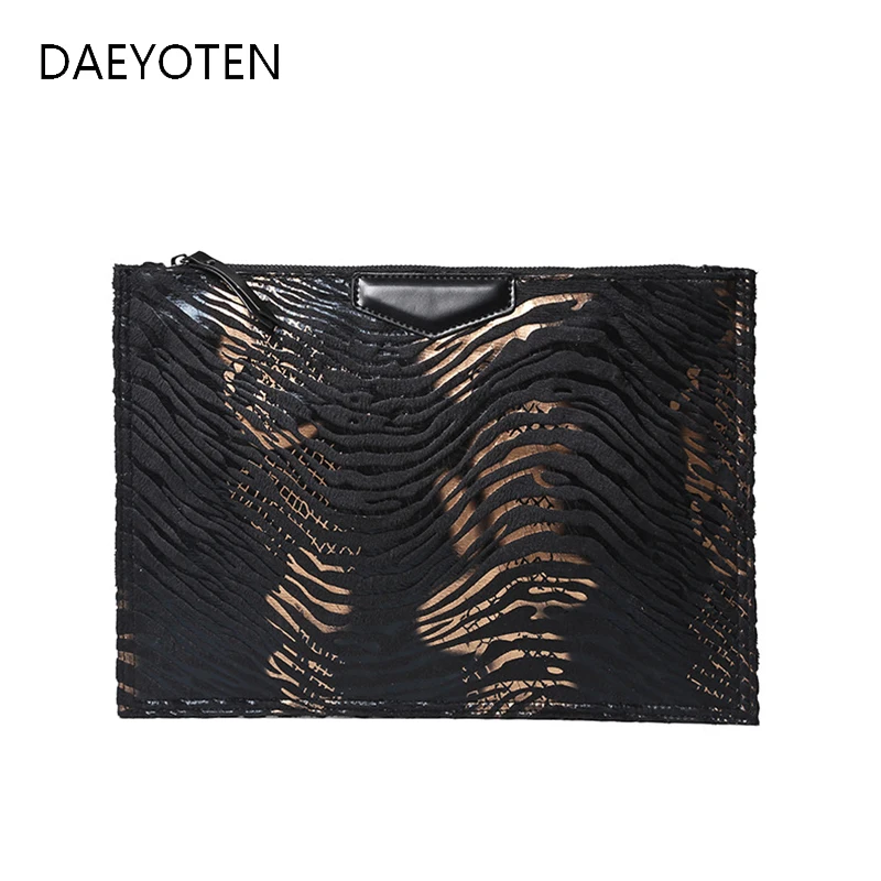 Мужская сумка клатч DAEYOTEN трендовая Сумка конверт в стиле ретро дизайнерская