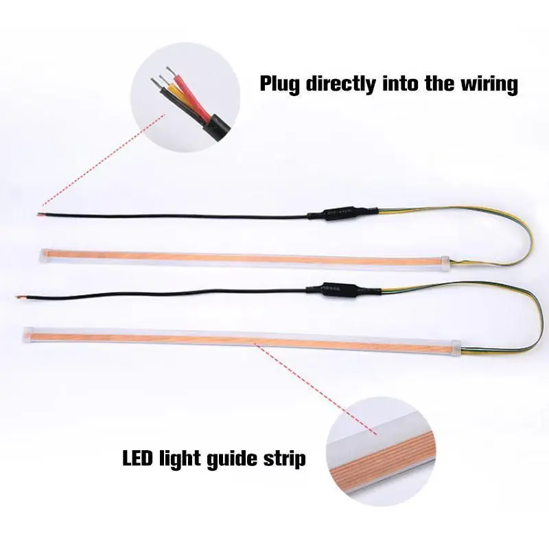 Светодиодный светильник полосы дневные ходовые огни сигнала поворота