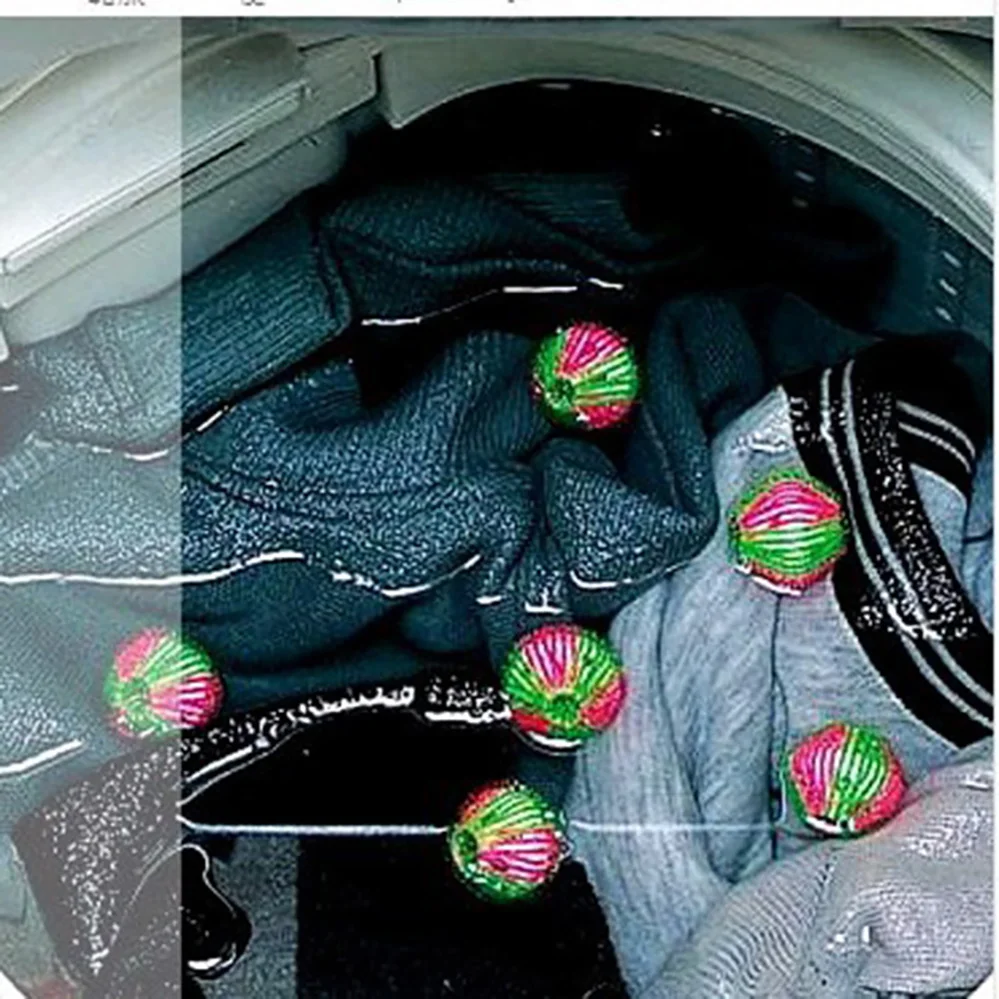 6 шт. волшебное удаление волос Прачечная мяч одежда персональный уход волосы