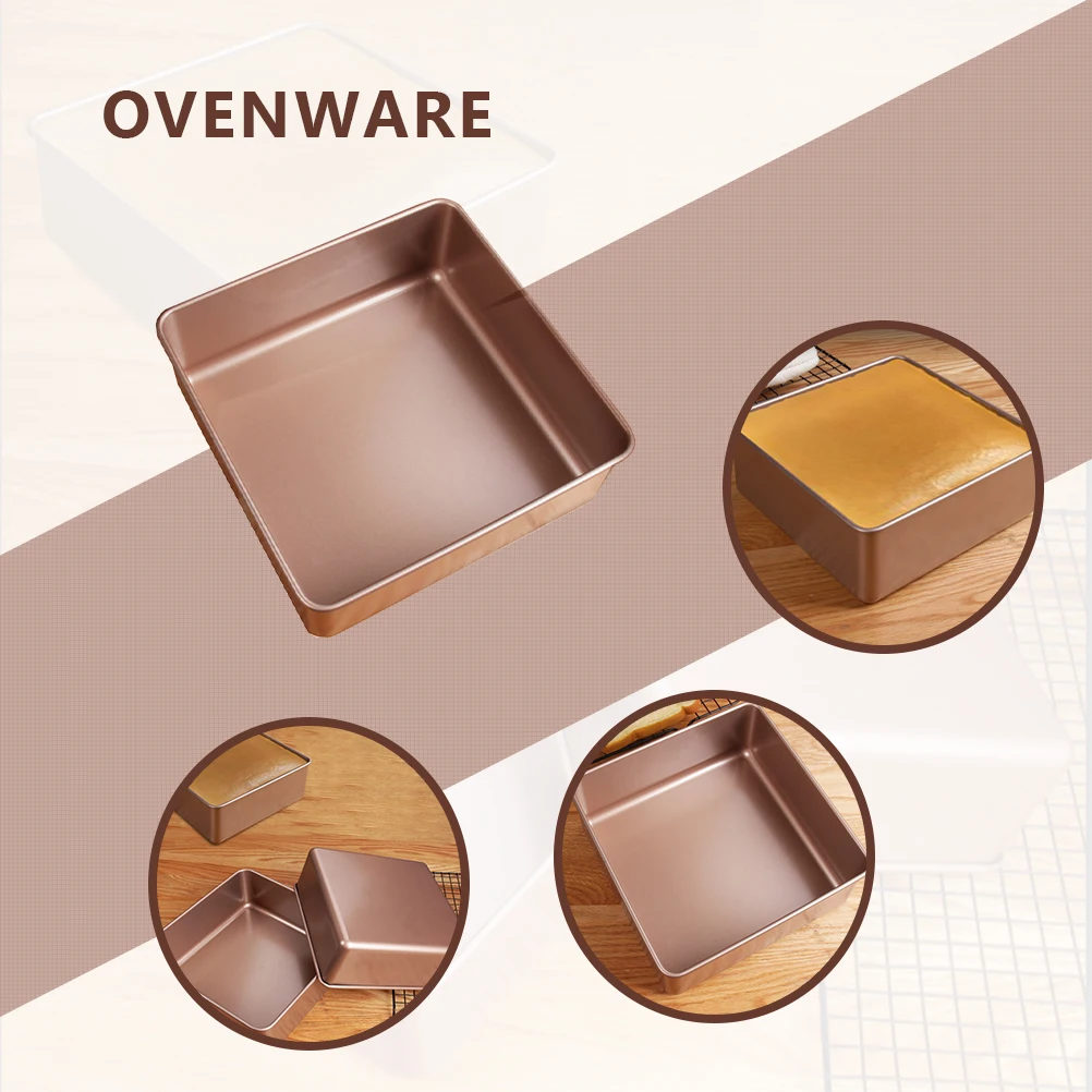 

1pc Rectangular Ovenware Tray Multi-functional Cake Baking Pan Tray Kitchen Baking Ovenware Tray Kitchen Accessories