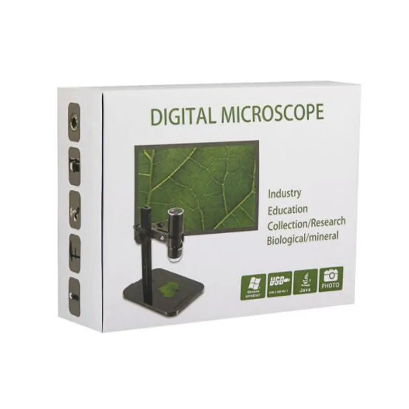 3 in 1 usb 1600x digital microscope type c electronic microscope camera zoom magnifier endoscope 8 leds 2mp with lifting stand free global shipping