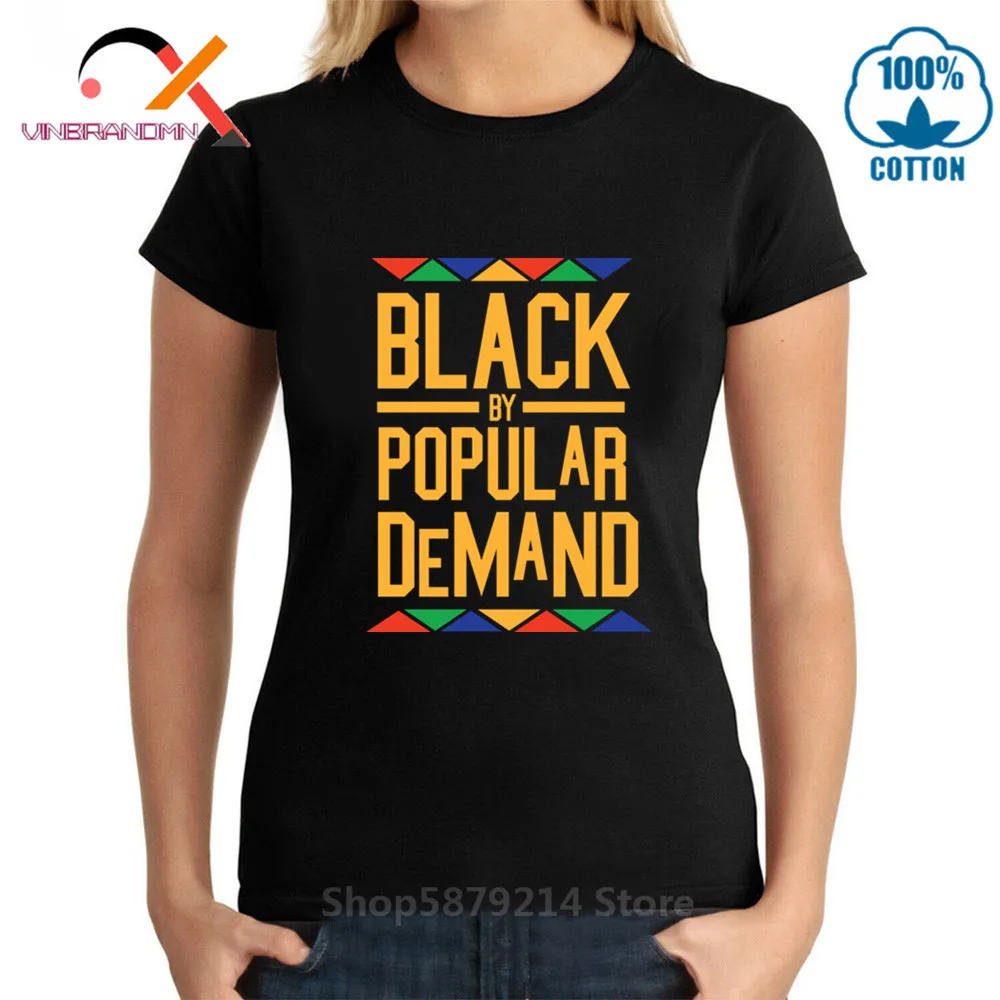 2020 Новая модная женская футболка черная по популярному требованию с принтом