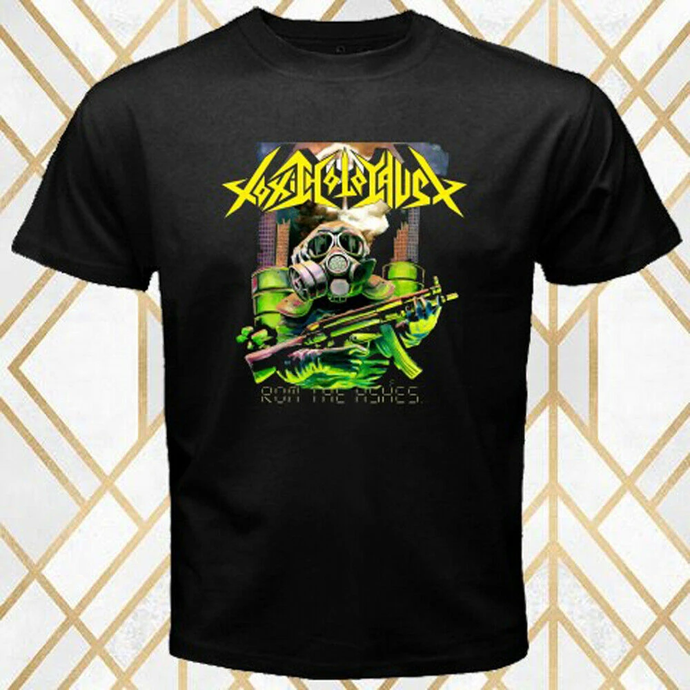 Мужская черная футболка с логотипом Toxic holost Thrash Размеры S 3XL стильная на