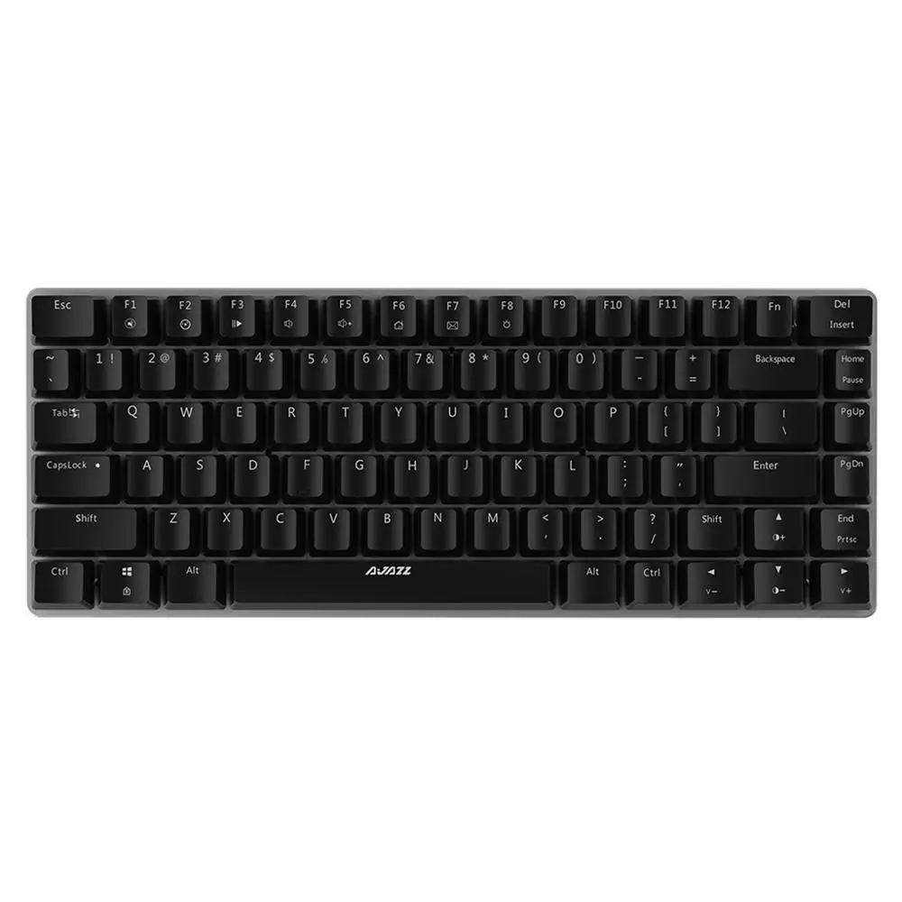 

Клавиатура Ajazz AK33 Механическая Проводная с подсветкой, Игровая USB-клавиатура, 82 клавиши, синий/черный переключатель, RGB / 1 цвет, для ПК