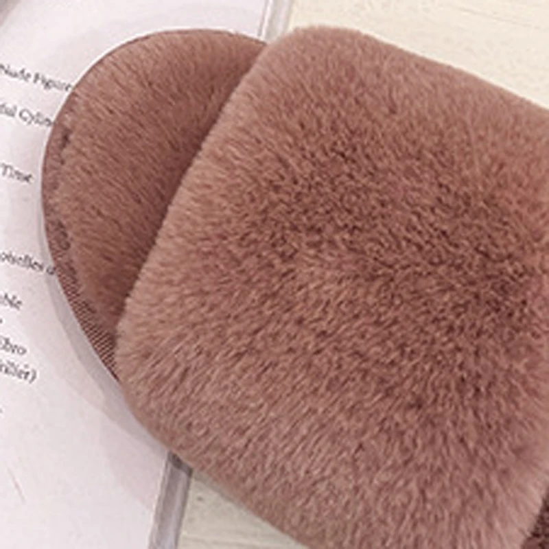 2021 женская зимняя куртка с искусственным мехом Домашние тапочки Женские