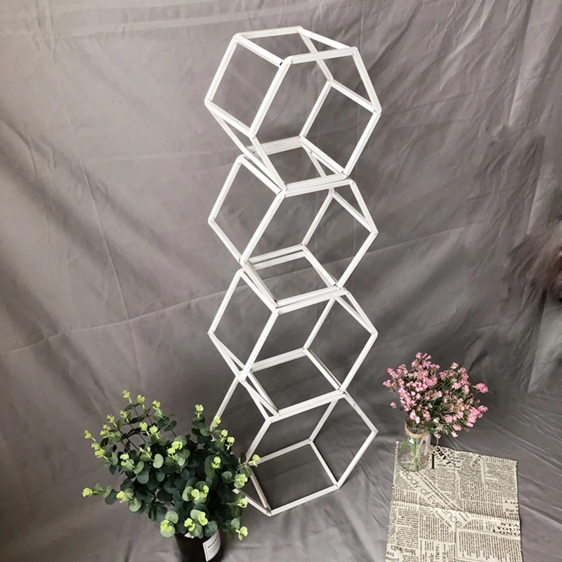 Новые Свадебные реквизиты из кованого железа металлические геометрические