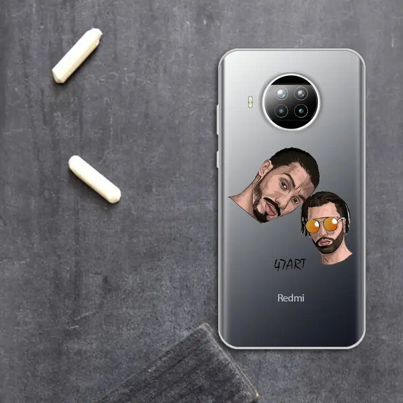 

PNL QLF rapper singer Phone Case Transparent for Xiaomi Redmi note 10 t 8 9 pro lite 11