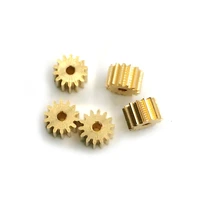 142a 0 5m brass pinion od8mm 14 teeth 1 96mm hole tight for 2mm 4mm with jackscrew motor shaft metal copper gears 143a