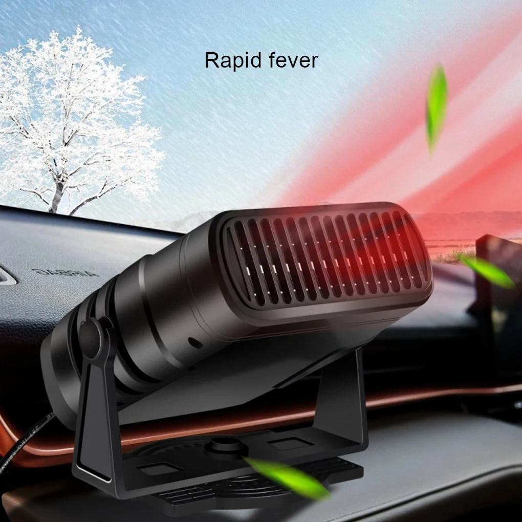 

Car Heater Electric 12V/24V Quick Heating Fan Windscreen Defogging Universal Demister Dryer Automobile Interior Accessory 12/24V