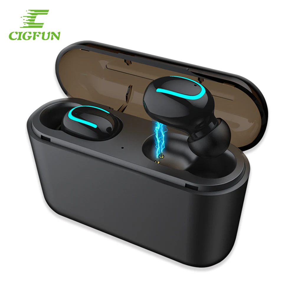 Cigfun Q32 беспроводные bluetooth наушники 1500 мАч TWS Bluetooth 5 0 авто сопряжение мини|Наушники