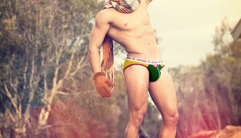 Aussiebum купальник бандаж удобные хлопковые оборки полые для мужчин модные детские
