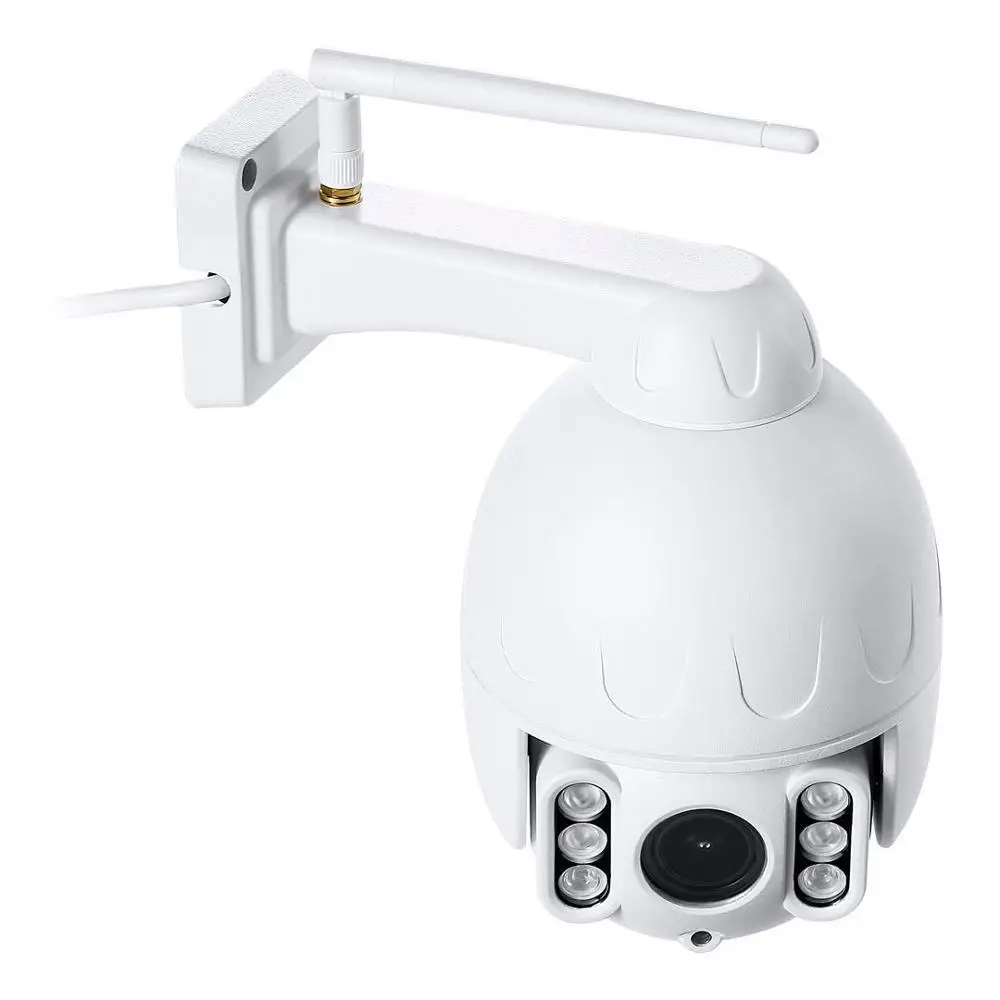 IP-камера 2 Мп PTZ IP66 водонепроницаемая с ночным видением двухстороннее аудио